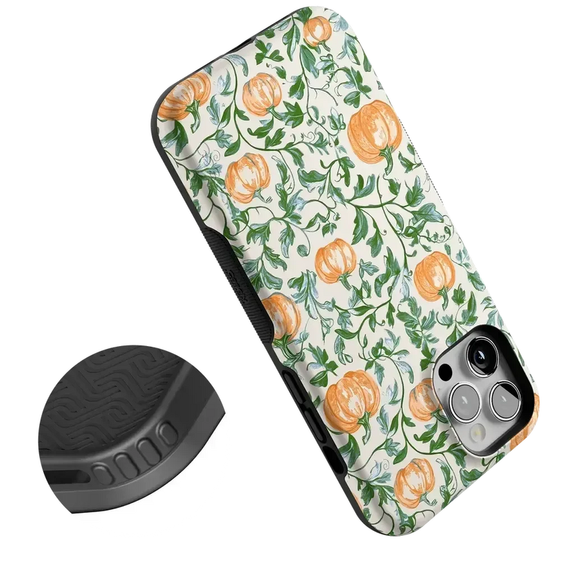 Pumpkin Patch | Green Vines Case Phone Case get.casely 