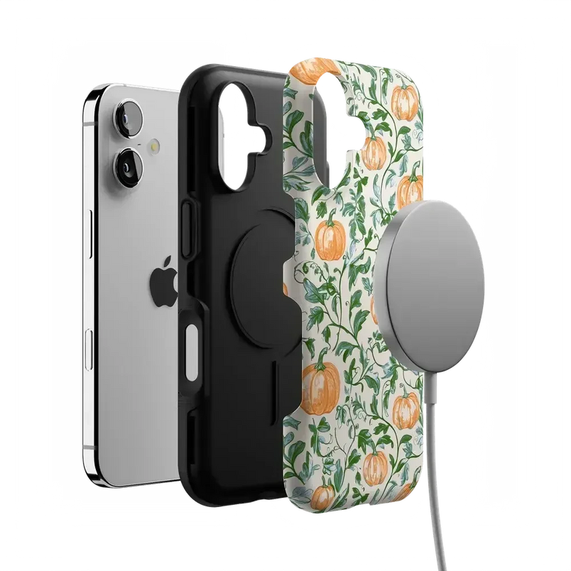 Pumpkin Patch | Green Vines Case Phone Case get.casely 