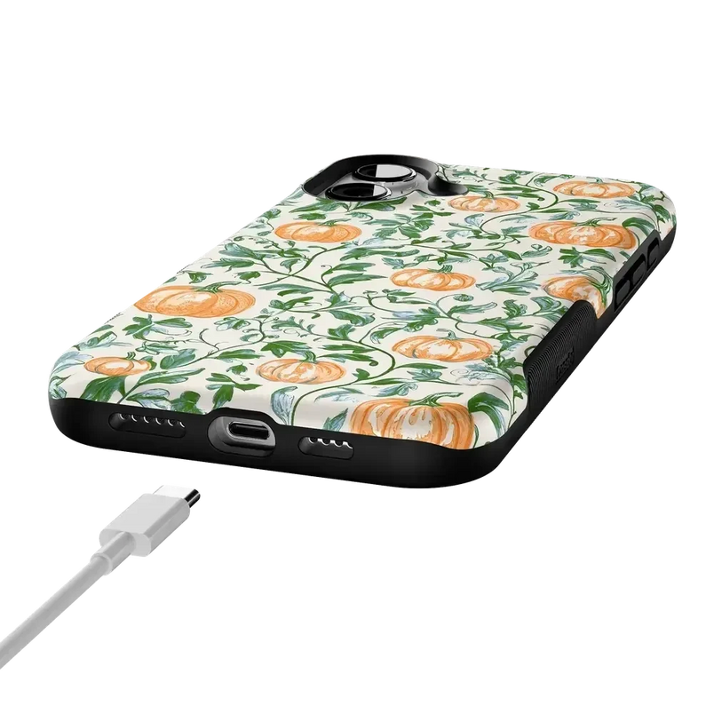 Pumpkin Patch | Green Vines Case Phone Case get.casely 