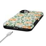 Pumpkin Patch | Green Vines Case Phone Case get.casely 