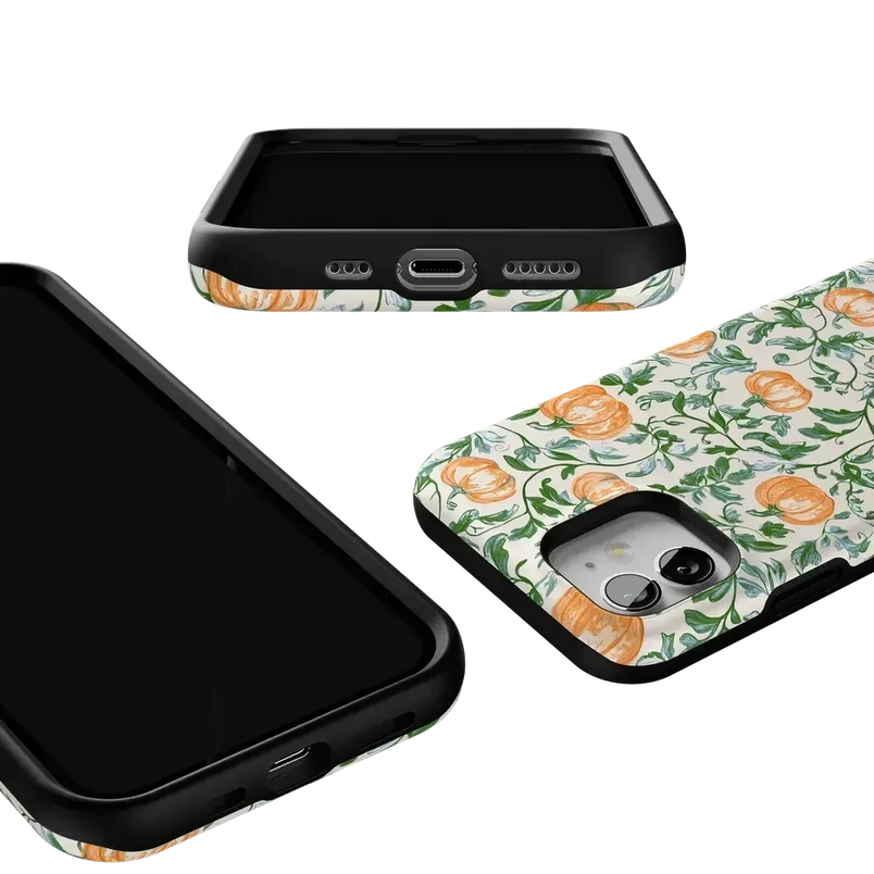 Pumpkin Patch | Green Vines Case Phone Case get.casely 