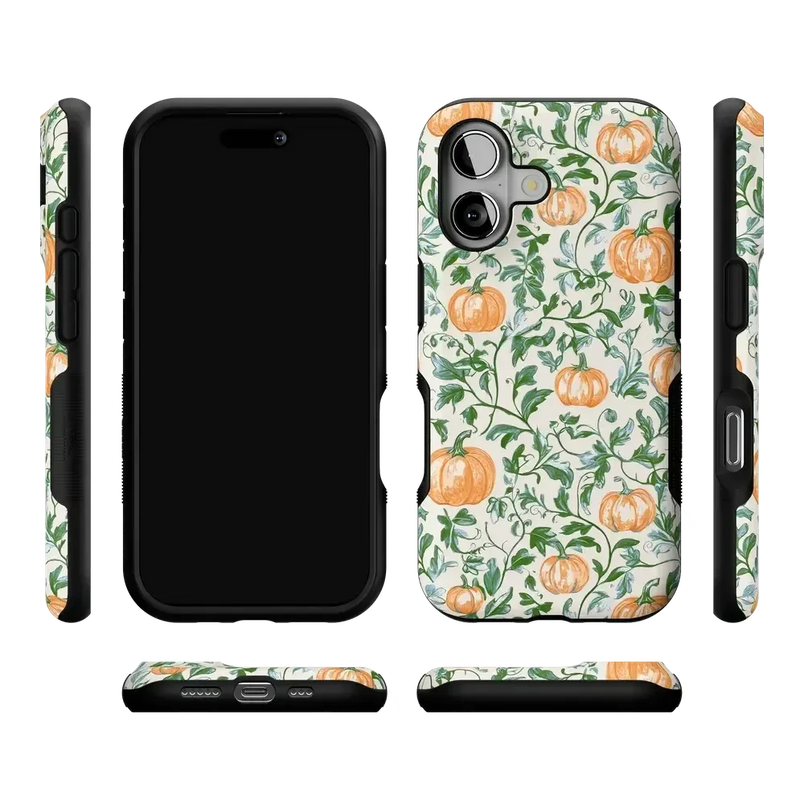 Pumpkin Patch | Green Vines Case Phone Case get.casely 