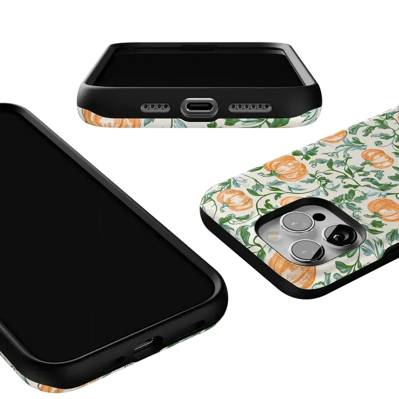 Pumpkin Patch | Green Vines Case Phone Case get.casely 