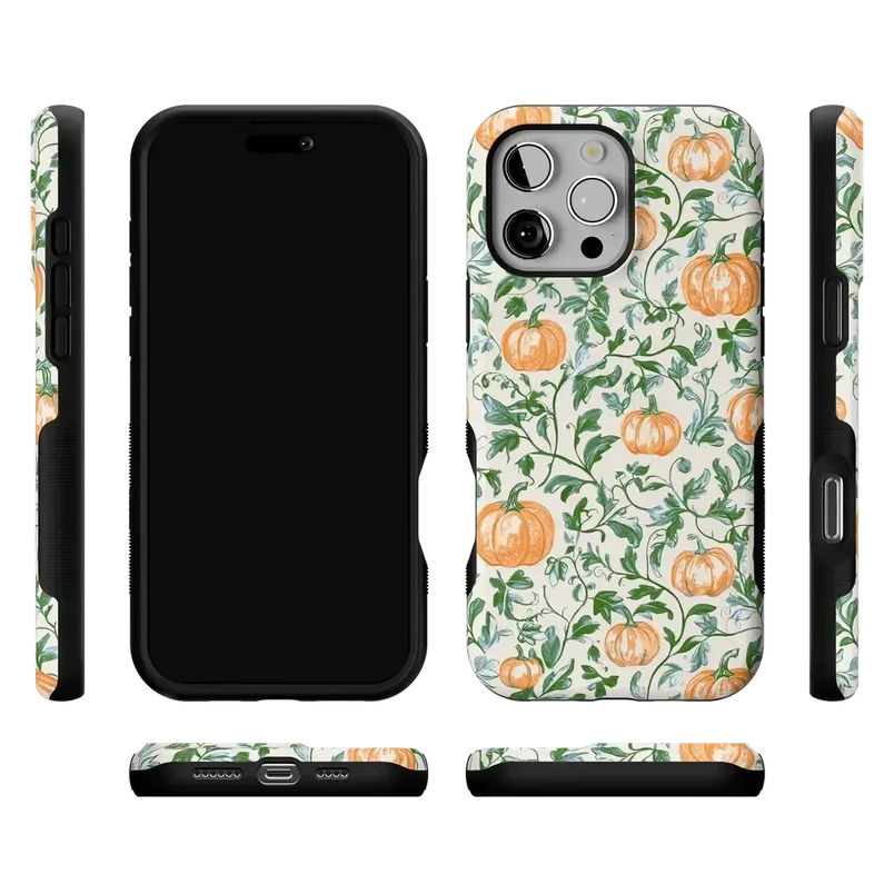 Pumpkin Patch | Green Vines Case Phone Case get.casely 
