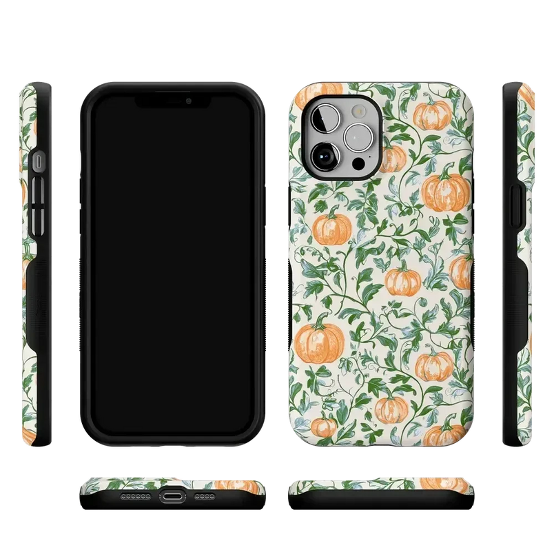 Pumpkin Patch | Green Vines Case Phone Case get.casely 