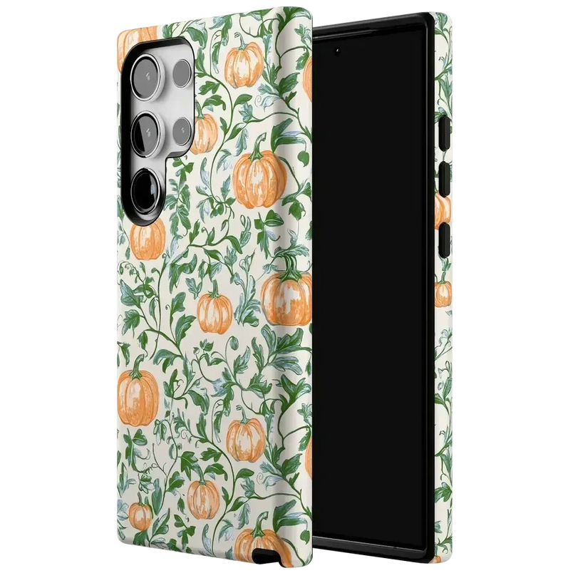 Pumpkin Patch | Green Vines Case Phone Case get.casely 