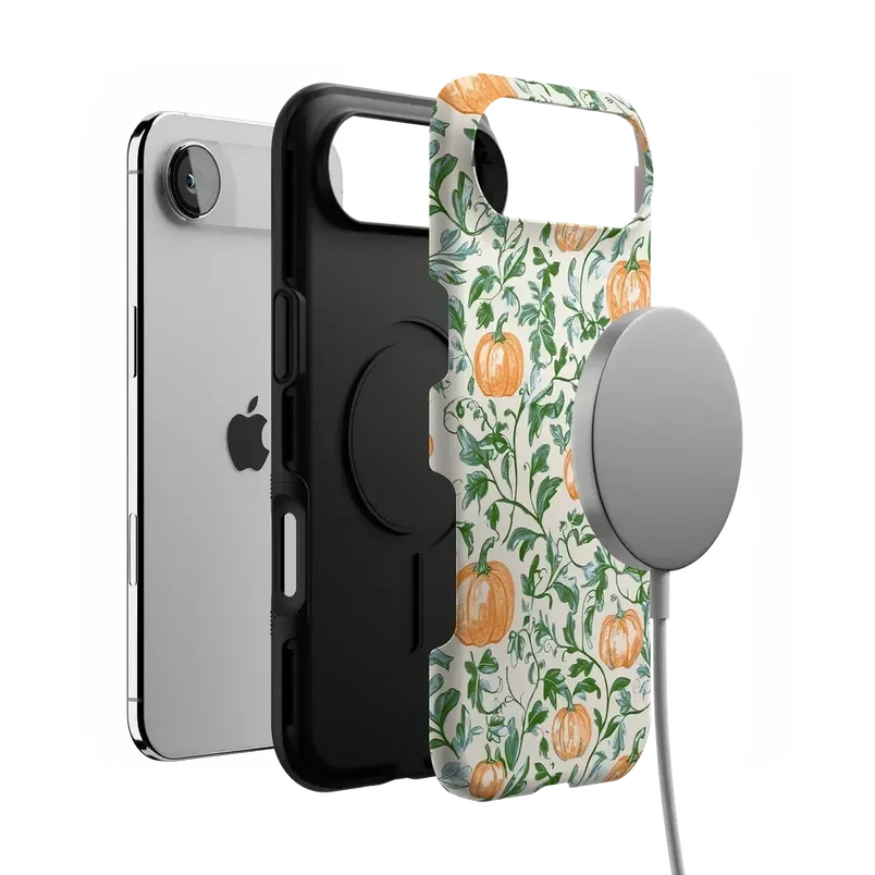 Pumpkin Patch | Green Vines Case Phone Case get.casely 