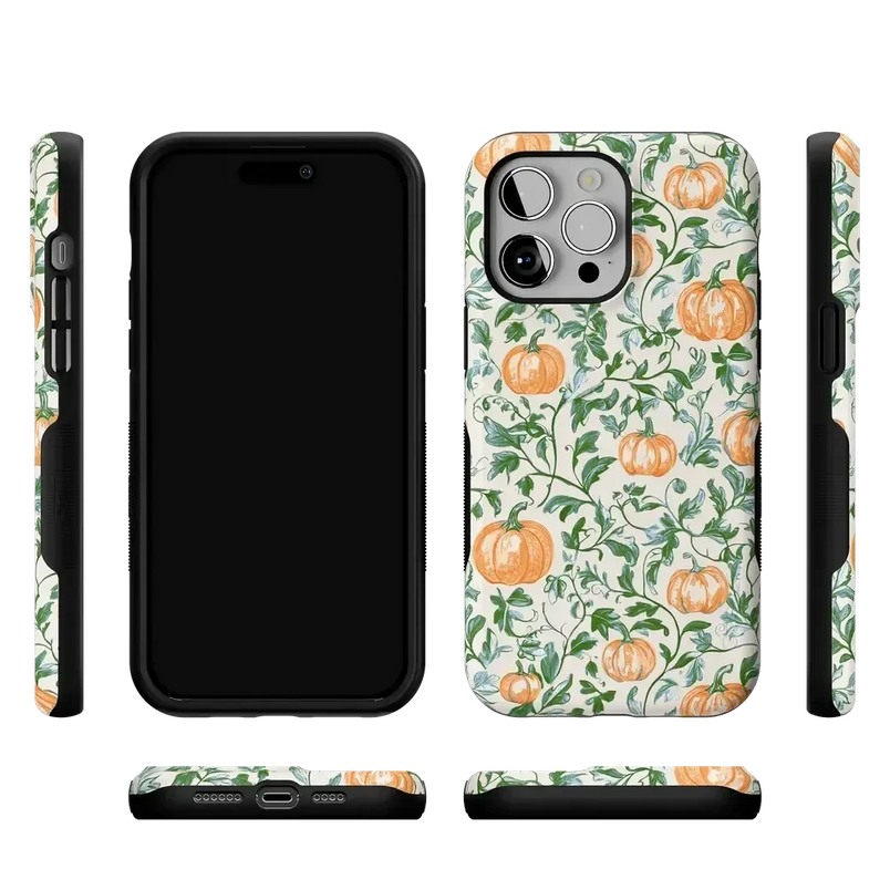 Pumpkin Patch | Green Vines Case Phone Case get.casely 