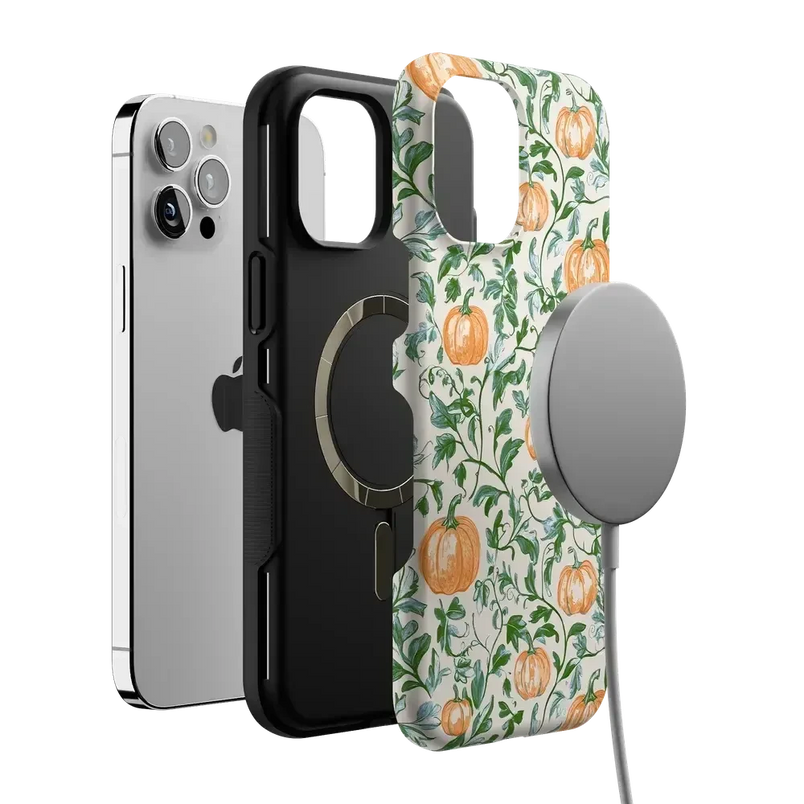 Pumpkin Patch | Green Vines Case Phone Case get.casely 