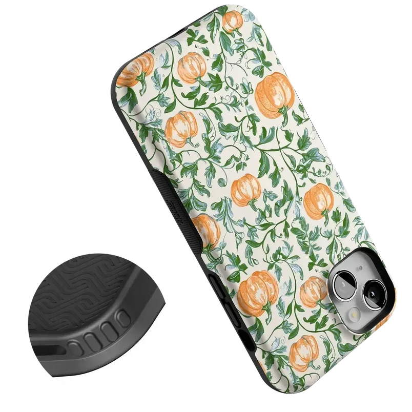 Pumpkin Patch | Green Vines Case Phone Case get.casely 