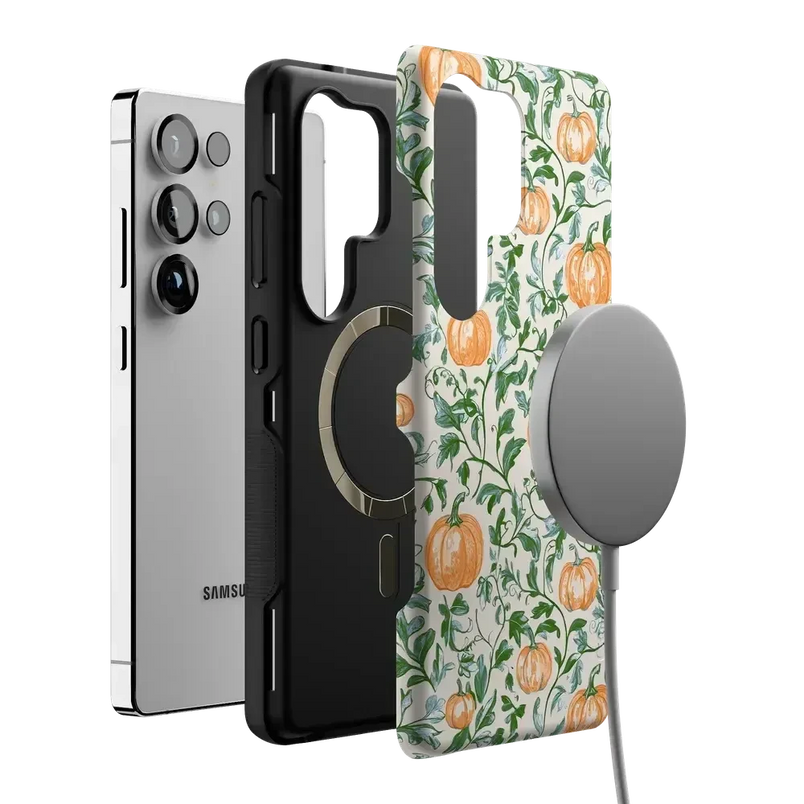 Pumpkin Patch | Green Vines Case Phone Case get.casely 