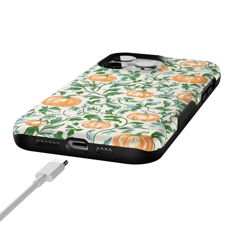 Pumpkin Patch | Green Vines Case Phone Case get.casely 