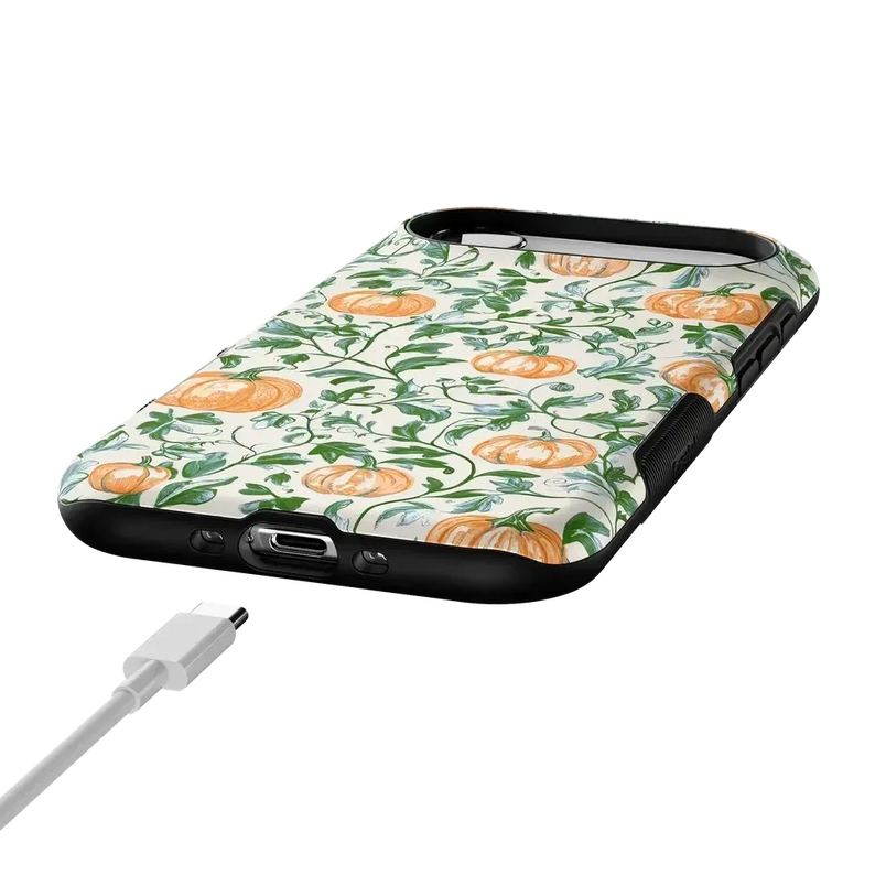 Pumpkin Patch | Green Vines Case Phone Case get.casely 
