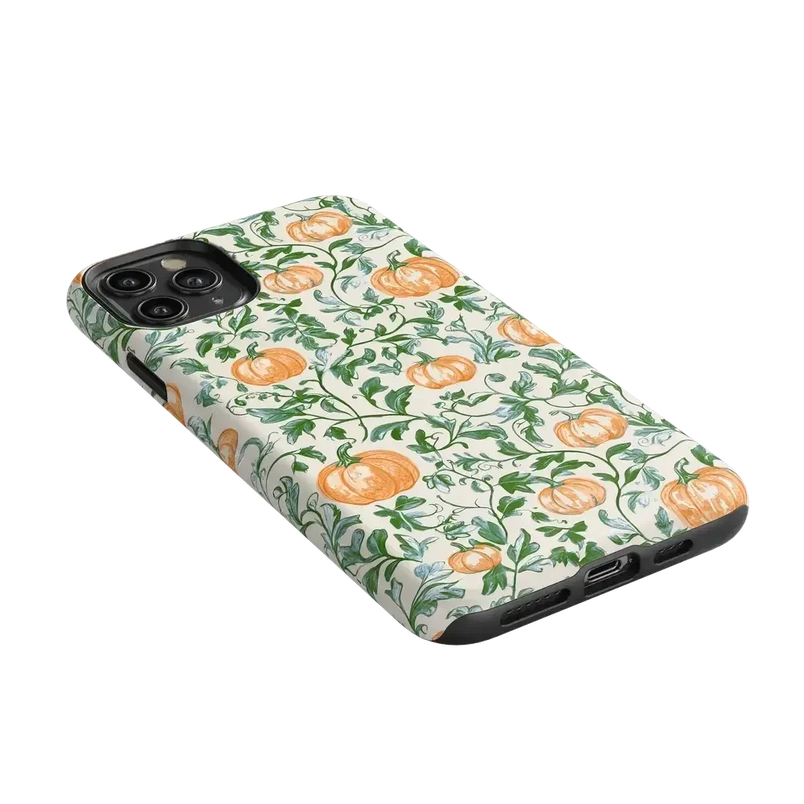 Pumpkin Patch | Green Vines Case Phone Case get.casely 