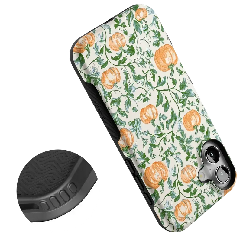 Pumpkin Patch | Green Vines Case Phone Case get.casely 
