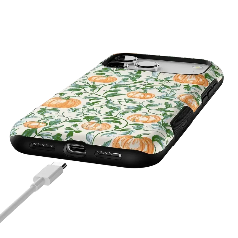 Pumpkin Patch | Green Vines Case Phone Case get.casely 