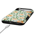 Pumpkin Patch | Green Vines Case Phone Case get.casely 