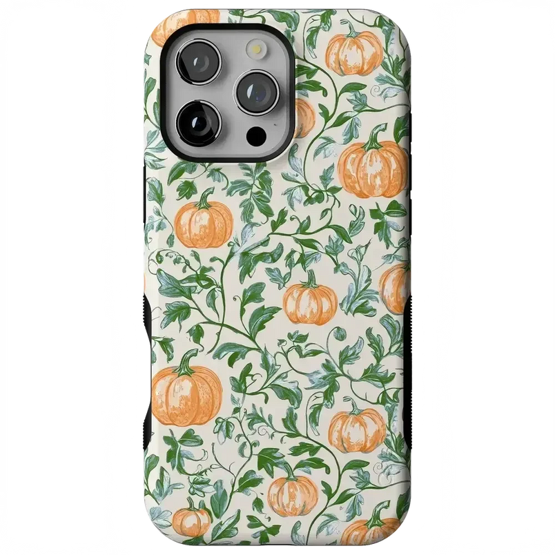 Pumpkin Patch | Green Vines Case Phone Case get.casely 