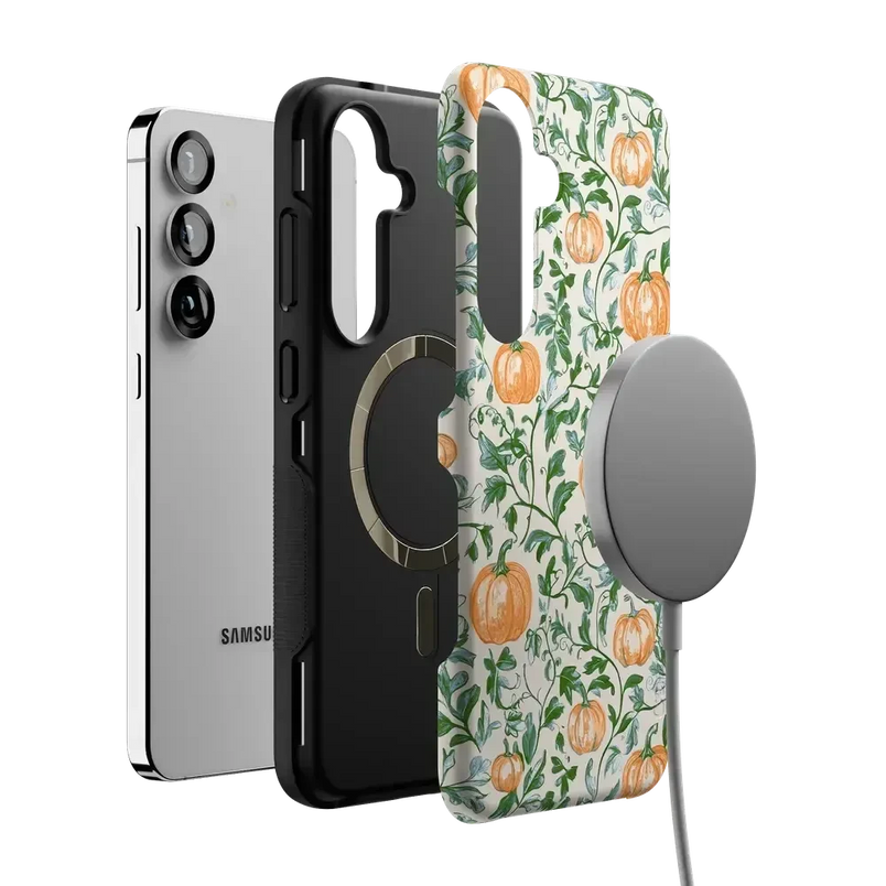 Pumpkin Patch | Green Vines Case Phone Case get.casely 