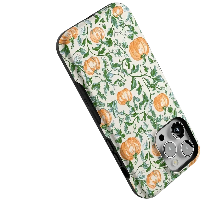 Pumpkin Patch | Green Vines Case Phone Case get.casely 
