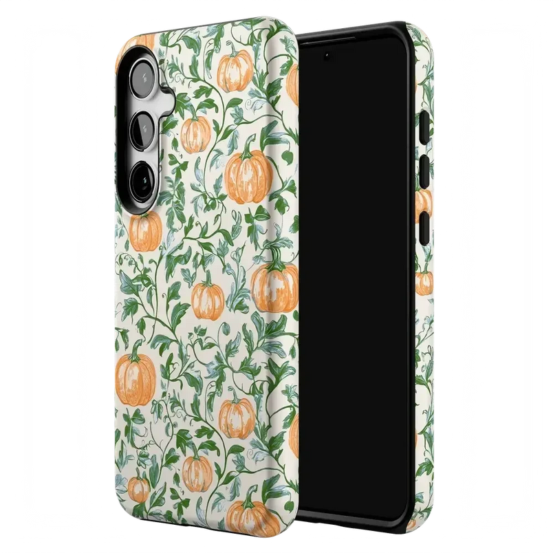 Pumpkin Patch | Green Vines Case Phone Case get.casely 