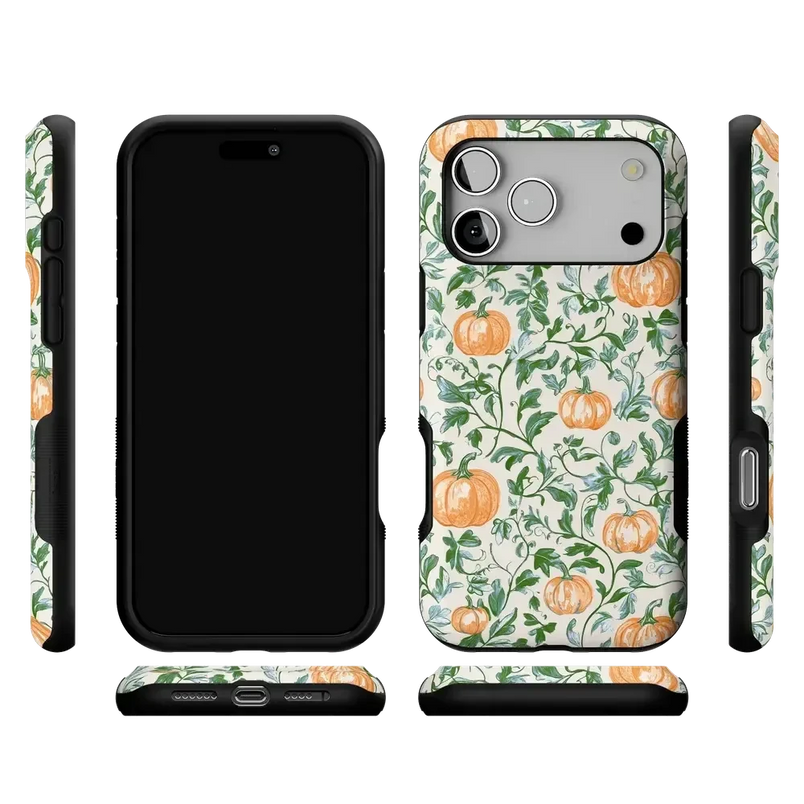 Pumpkin Patch | Green Vines Case Phone Case get.casely 