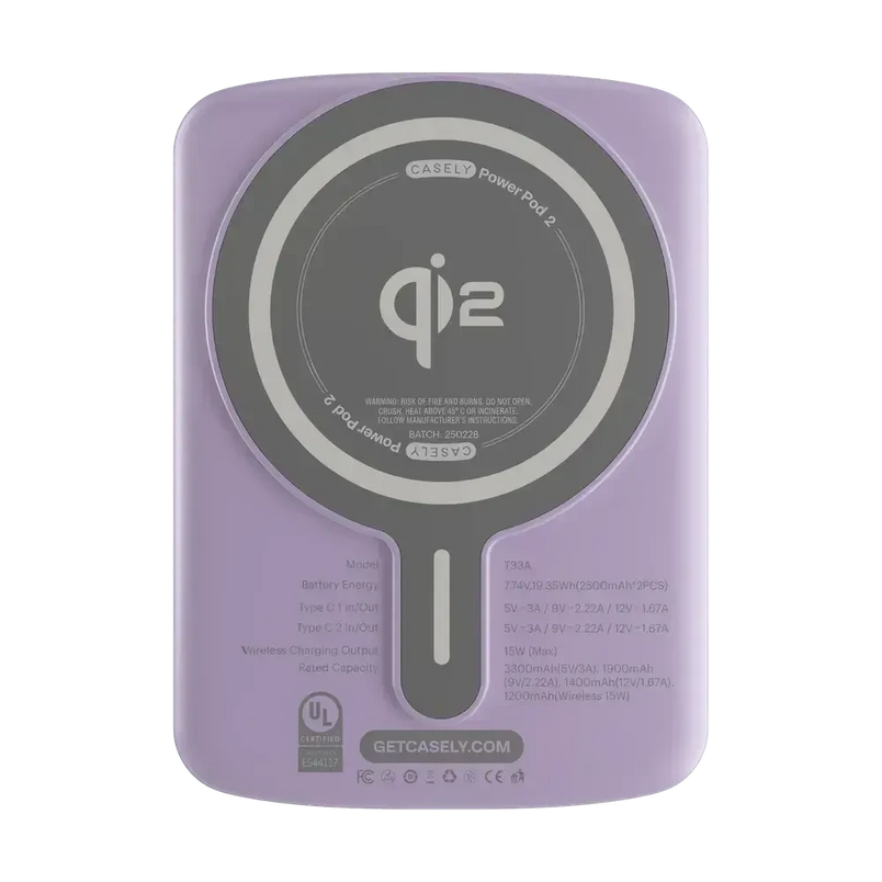 Purple Power Pod | (2nd Generation) Power Pod (2nd Gen) get.casely 
