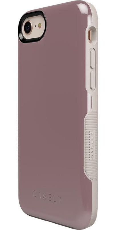 Purple Taupe on Nude | Ultra-Protective Bold Case iPhone Case get.casely 
