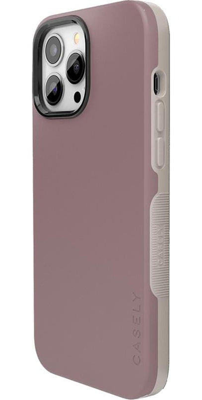 Purple Taupe on Nude | Ultra-Protective Bold Case iPhone Case get.casely 