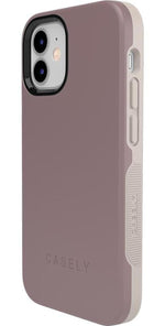 Purple Taupe on Nude | Ultra-Protective Bold Case iPhone Case get.casely 