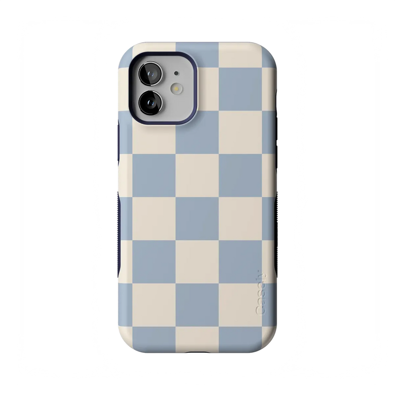 Fit Check | Light Blue Checkerboard Case - iPhone 12