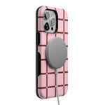 Uptown Gridlock | Pink Checkerboard Case