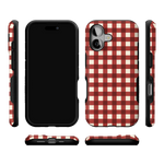 Checked Twice | Red Plaid Case