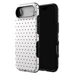 On the Dot | White Polka Dot Case