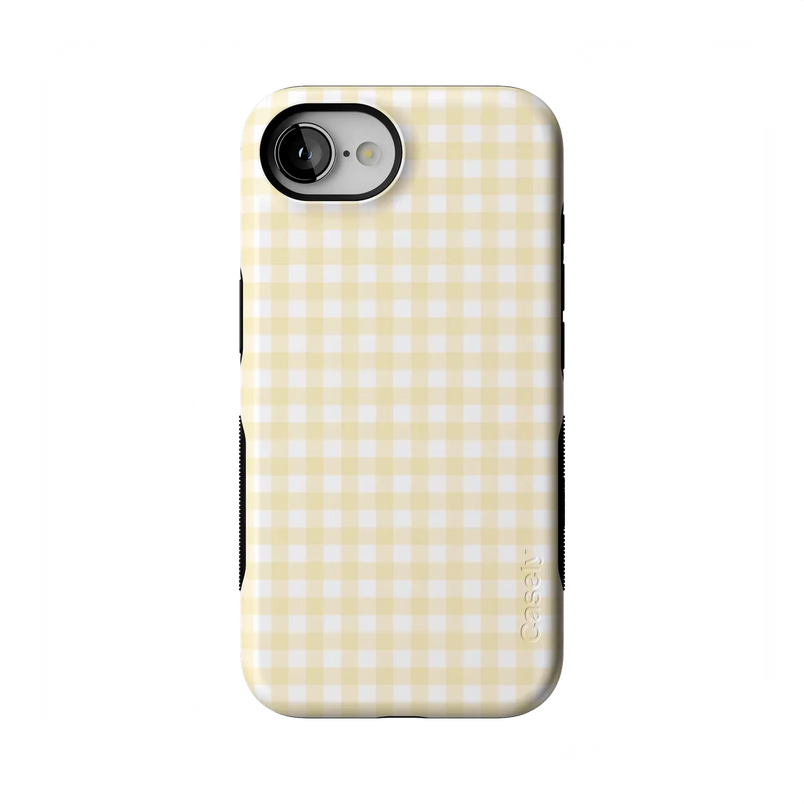 Pastel Picnic | Yellow Gingham Case
