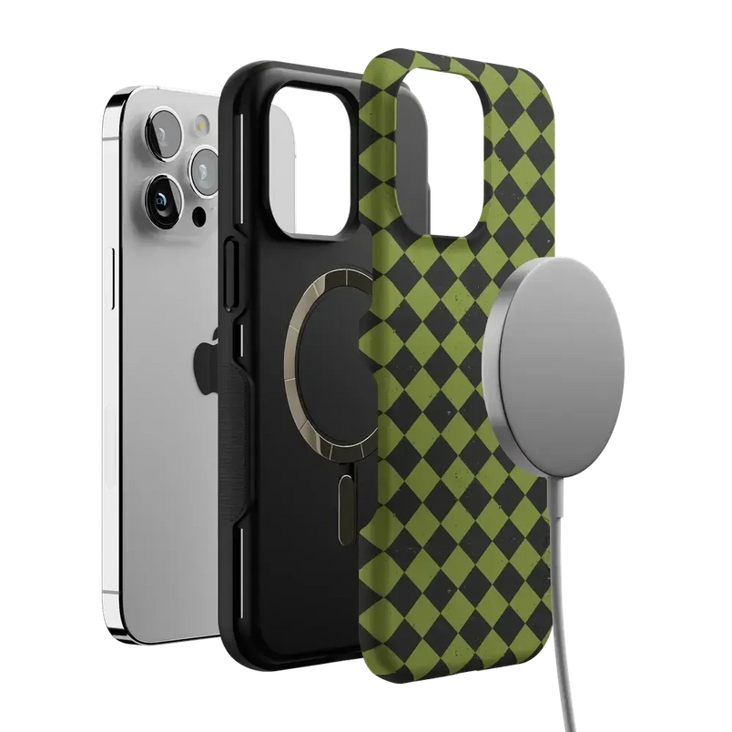 Wicked Hex | Green Checkered Case