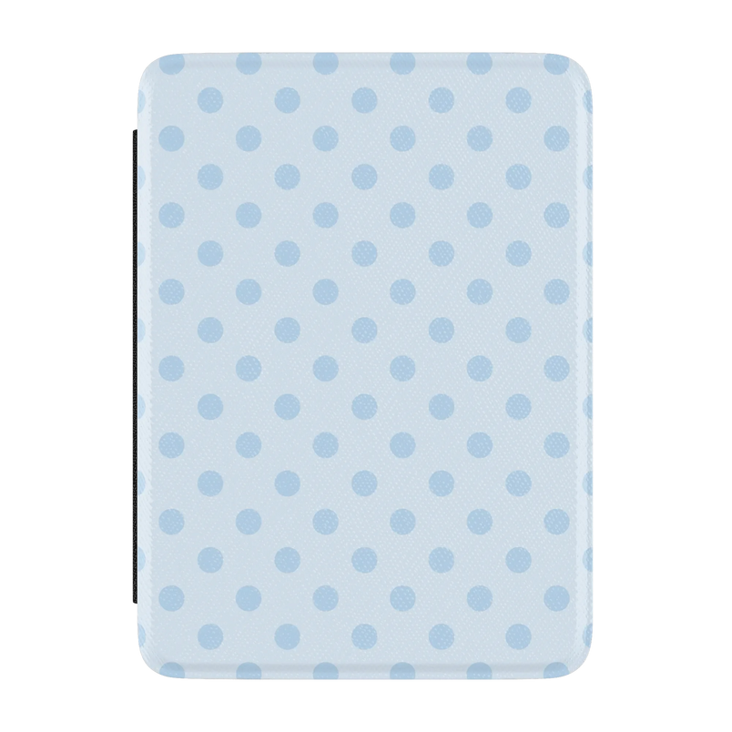 Spotted in SoHo | Light Blue Polka Dot Kindle Case