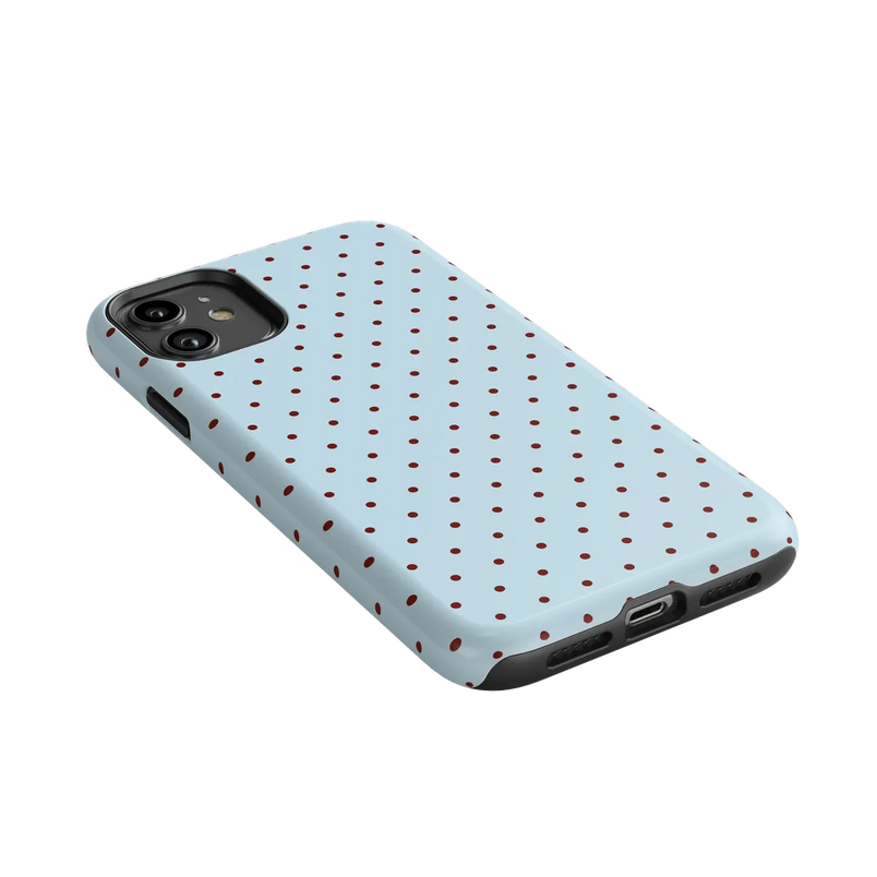On the Dot | Blue Polka Dot Case