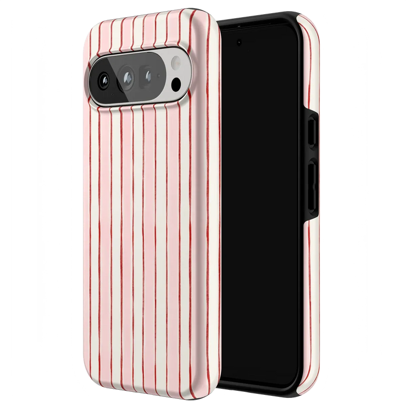 Pretty in Pastel | Blush Stripes Case