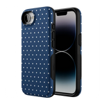 On the Dot | Navy Polka Dot Case