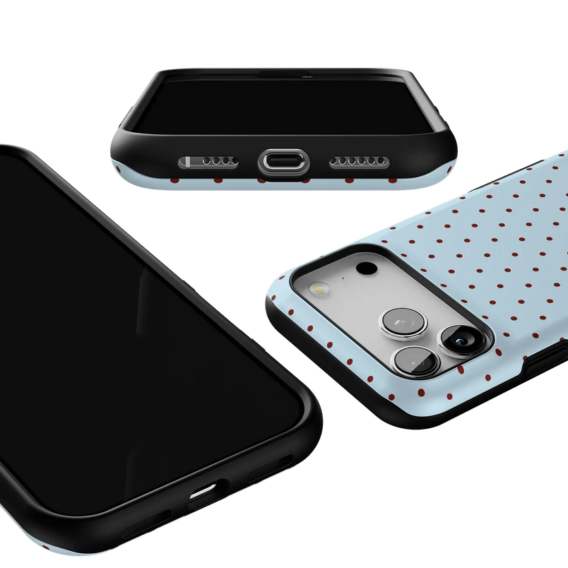 On the Dot | Blue Polka Dot Case