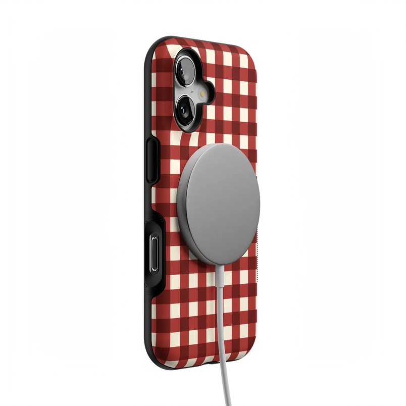 Checked Twice | Red Plaid Case