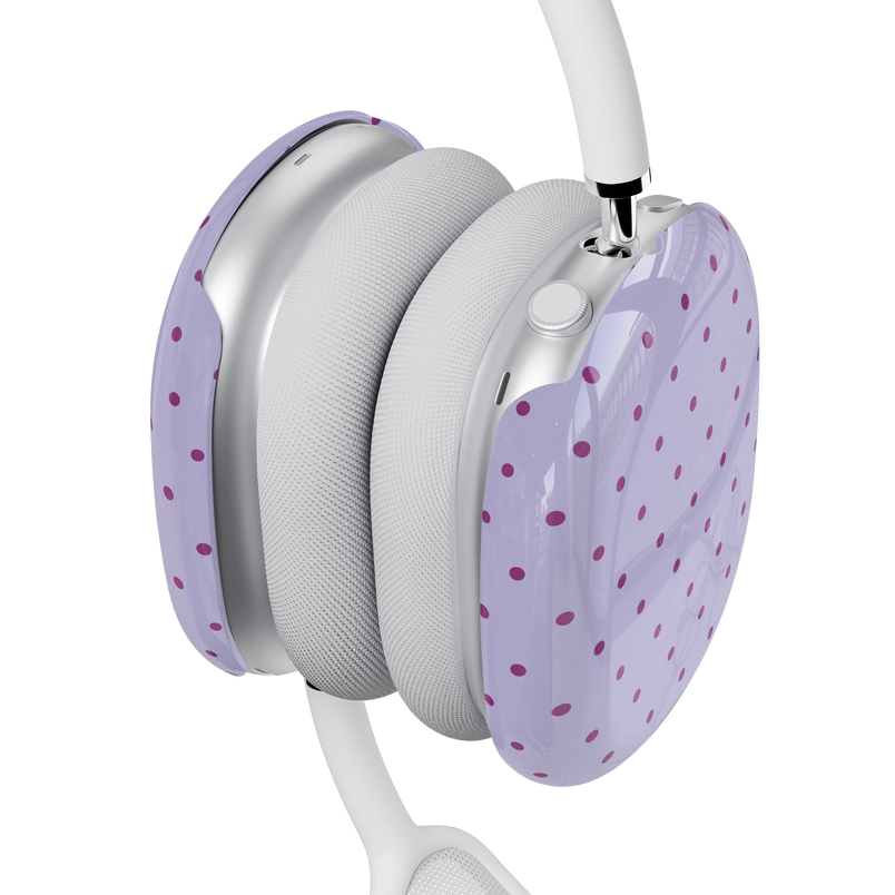 On the Dot | Purple & Plum Polka Dot AirPods Max Case