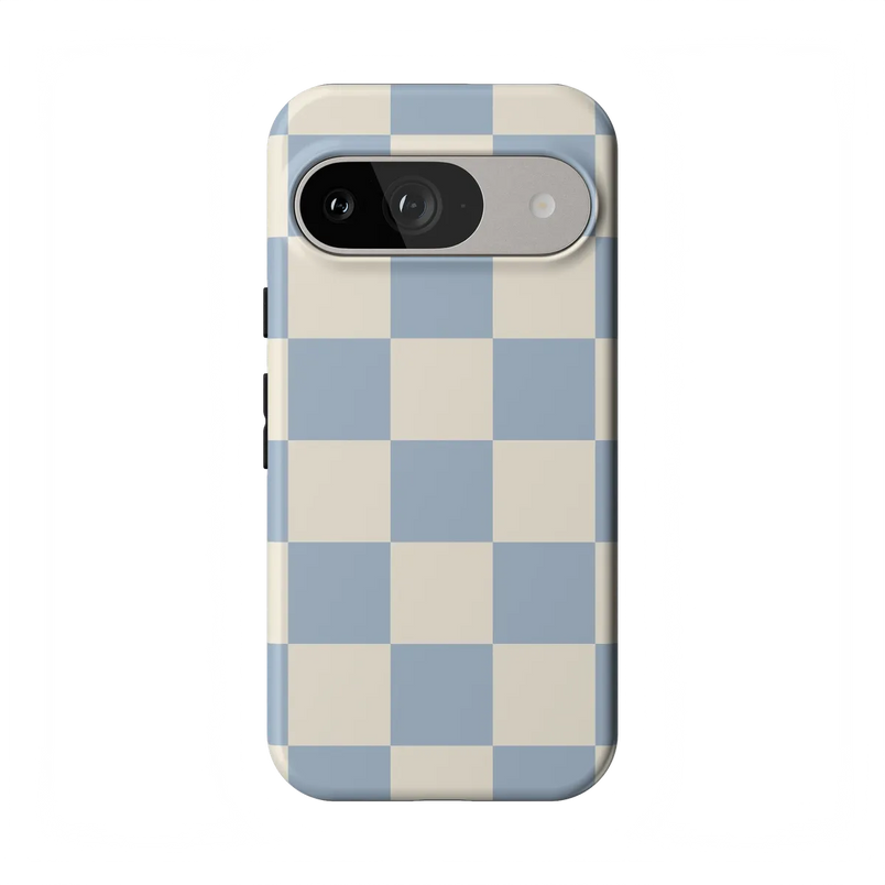 Fit Check | Light Blue Checkerboard Case - Google Pixel 9