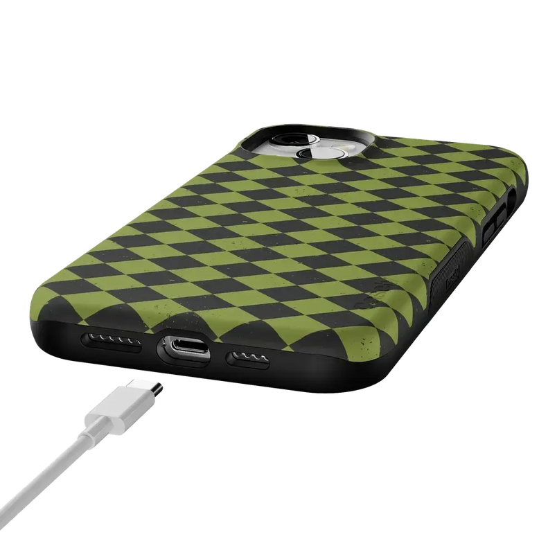 Wicked Hex | Green Checkered Case