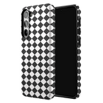 Salem's Hex | Black & White Checkered Case