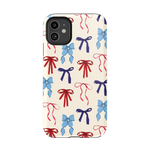 American Girlie | Red White & Blue Bows Case - iPhone 11