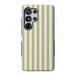 Coastline Stripes | Blue & Yellow Case - Galaxy S25 Ultra