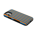 Go New York | Blue & Orange Stripes Case