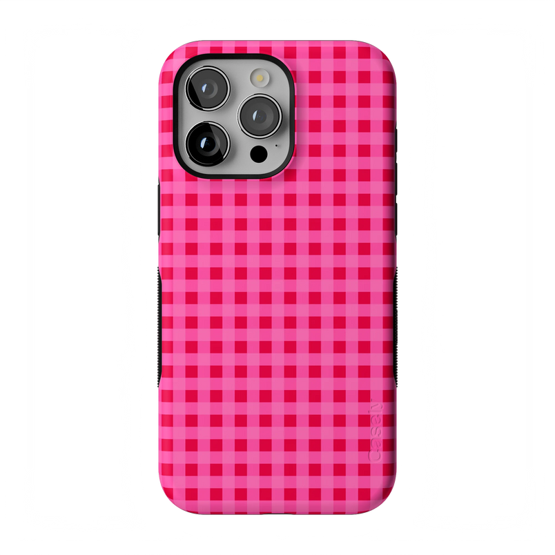 Sweet Jam | Hot Pink Gingham Case - iPhone 13 Pro Max
